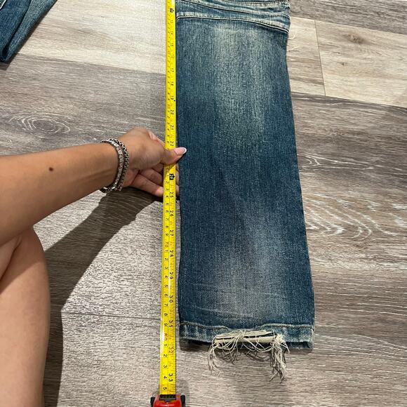 Balmain Moto Style Denim Jeans Size 31 - Picture 9 of 9